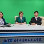 представники Львівської політехніки та Дніпровського університету у телестудії в КНР