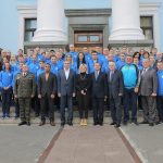 Фото Збірна команда ЗС України у Міністерстві оборони перед вильотом на Всесвітні ігри у КНР