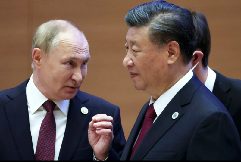 Володимир Путін і президент Сі Цзіньпін на регіональному саміті в Узбекистані у вересні. Фото: AP