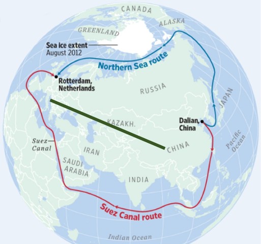 Новый «Шёлковый путь» из Китая через Северный Ледовитый океан