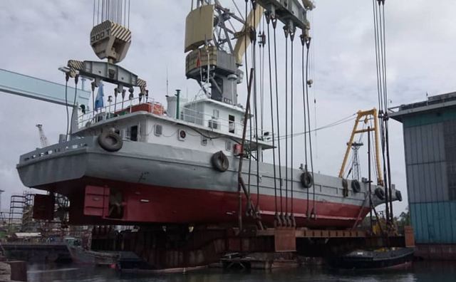 Китай і Україна: судно Darun 66 технічного флоту China Harbour Engineering Company (CHEC) після докового ремонту