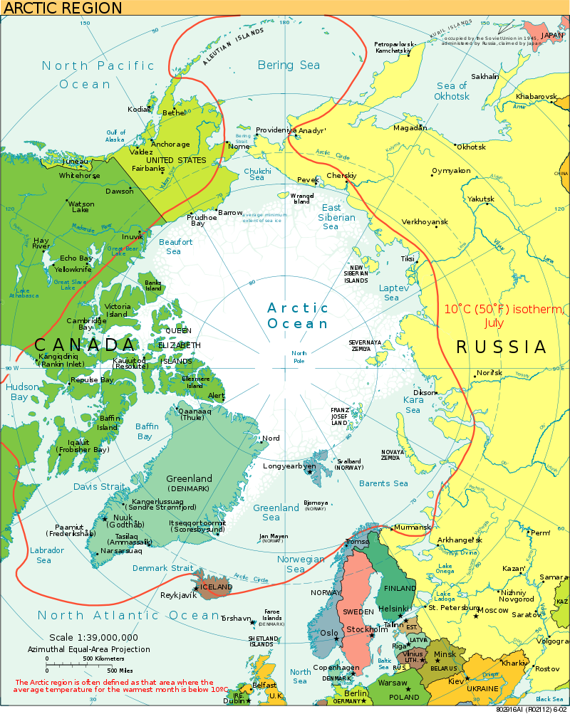 Арктика,Північний Льодовитий океан, Північний морський шлях,