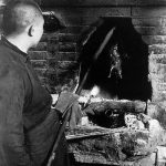 Peking duck roaste by a hung oven 1933
